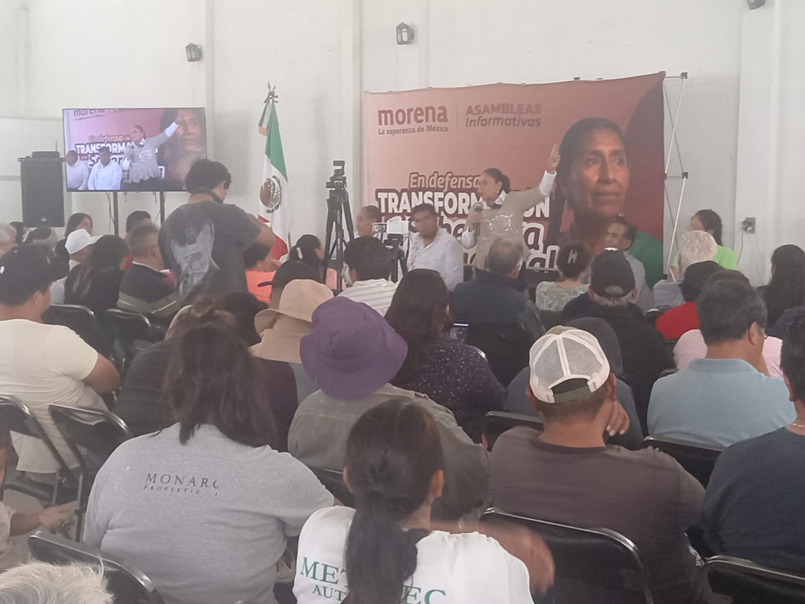 Ana Lilia Rivera afirma que la transformación también avanza en seguridad y llama a consolidar el cambio en Tlaxcala